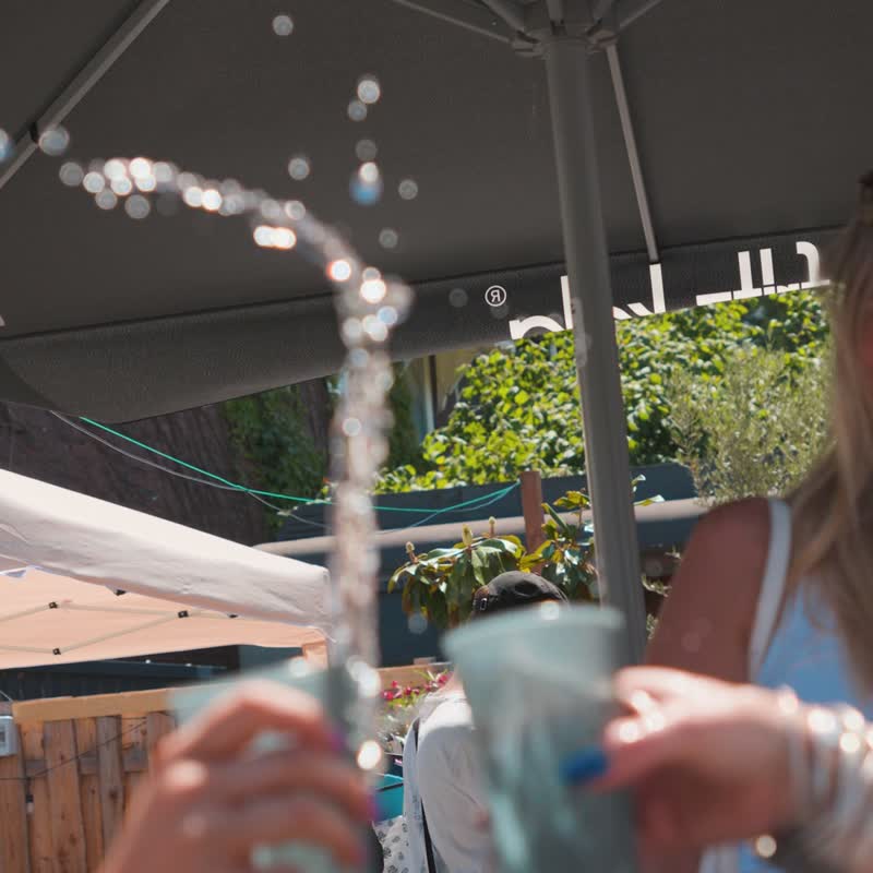 Kalte Getränke im Sommer auf dem Kramkultur Flohmarkt
